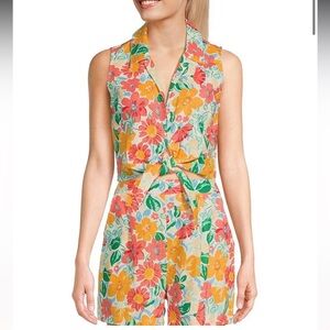 Copper Key Floral Set